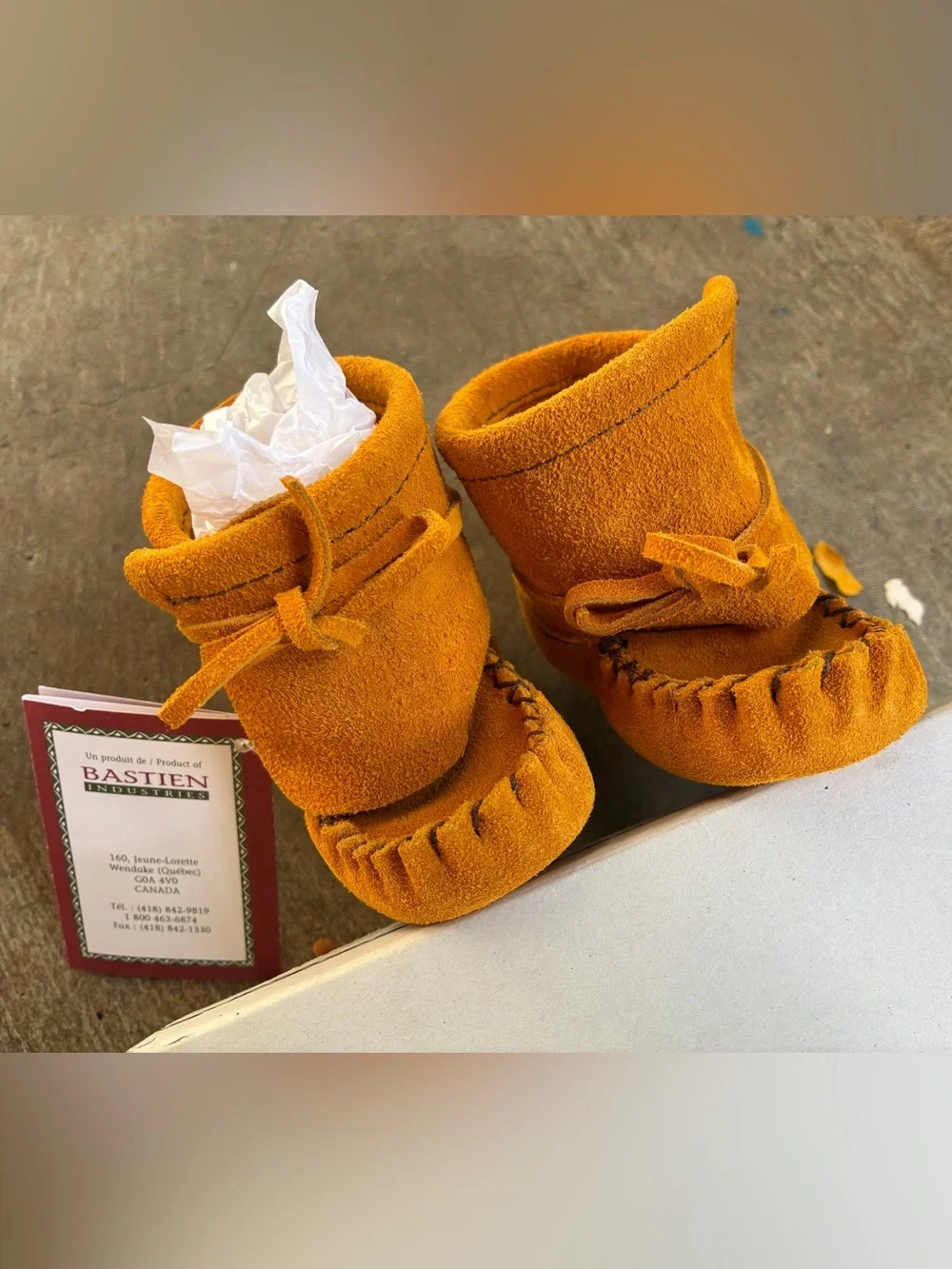 Bastien Moccasin Baby Boots Shoes Size 3 Classic for Boys and Girls